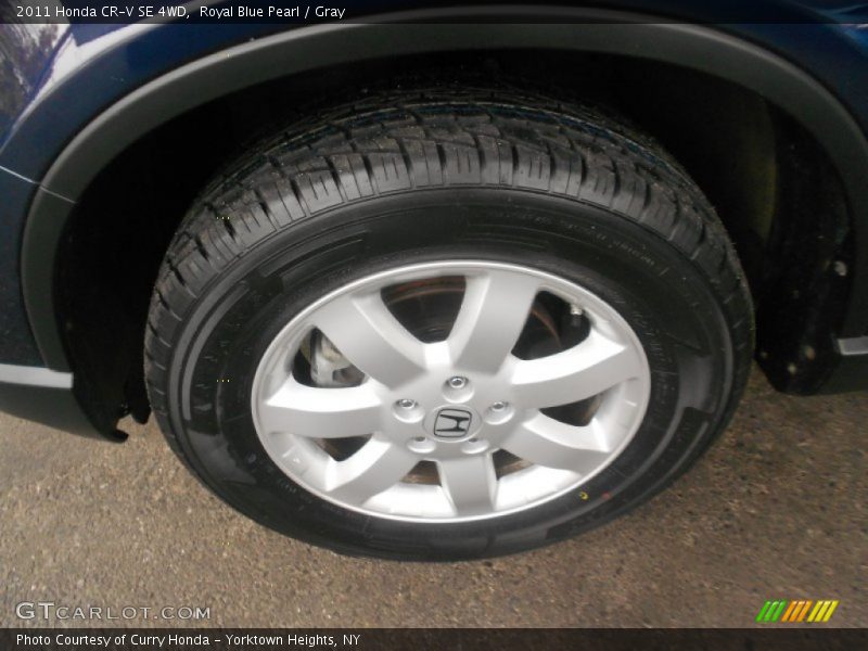 Royal Blue Pearl / Gray 2011 Honda CR-V SE 4WD