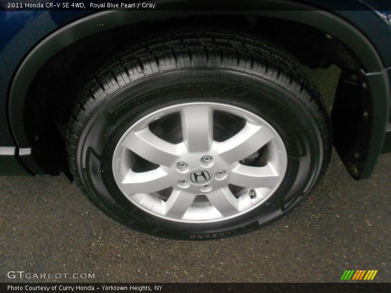 Royal Blue Pearl / Gray 2011 Honda CR-V SE 4WD