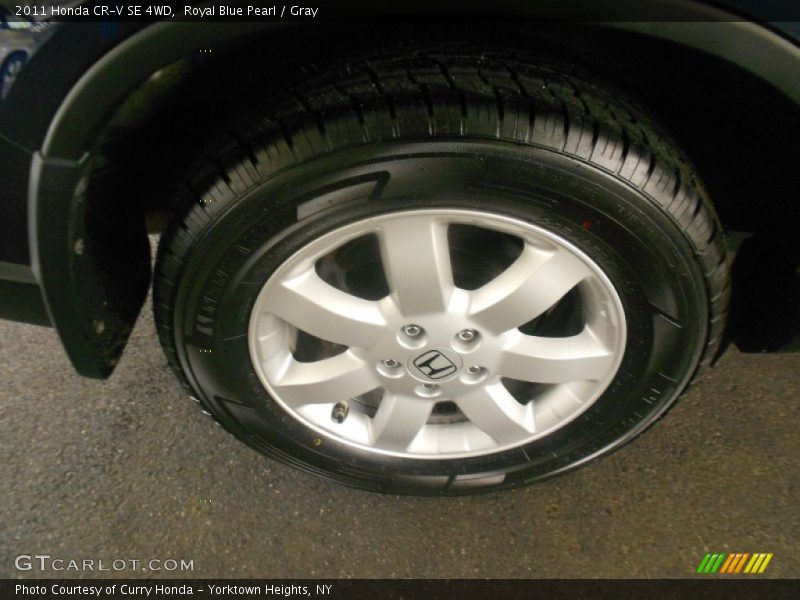Royal Blue Pearl / Gray 2011 Honda CR-V SE 4WD