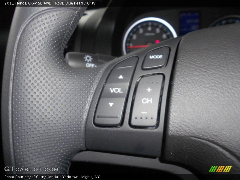 Royal Blue Pearl / Gray 2011 Honda CR-V SE 4WD