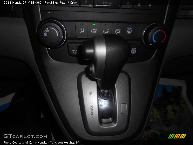 Royal Blue Pearl / Gray 2011 Honda CR-V SE 4WD
