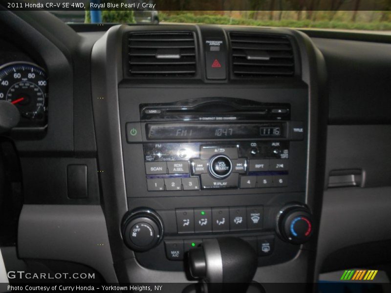 Royal Blue Pearl / Gray 2011 Honda CR-V SE 4WD