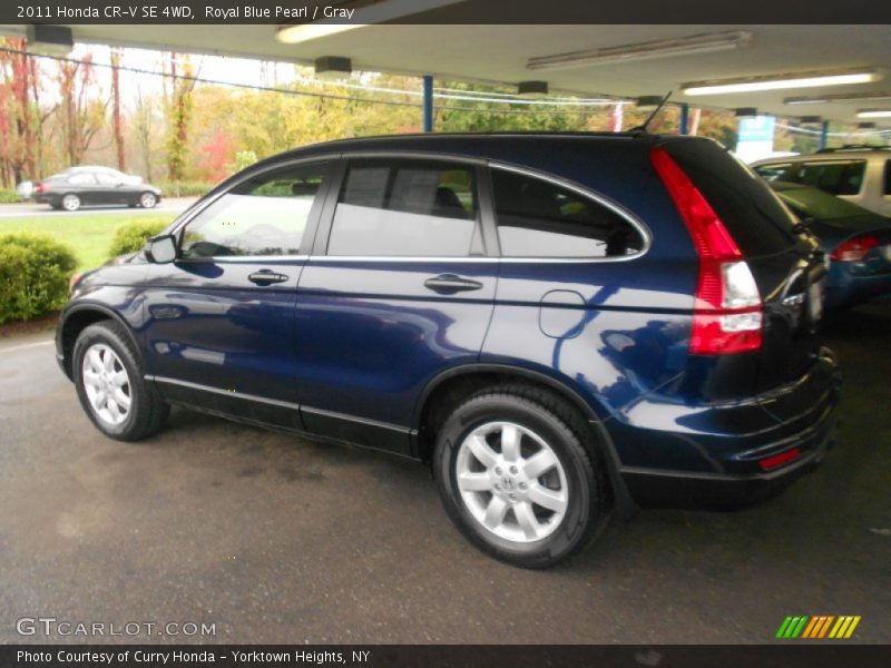 Royal Blue Pearl / Gray 2011 Honda CR-V SE 4WD