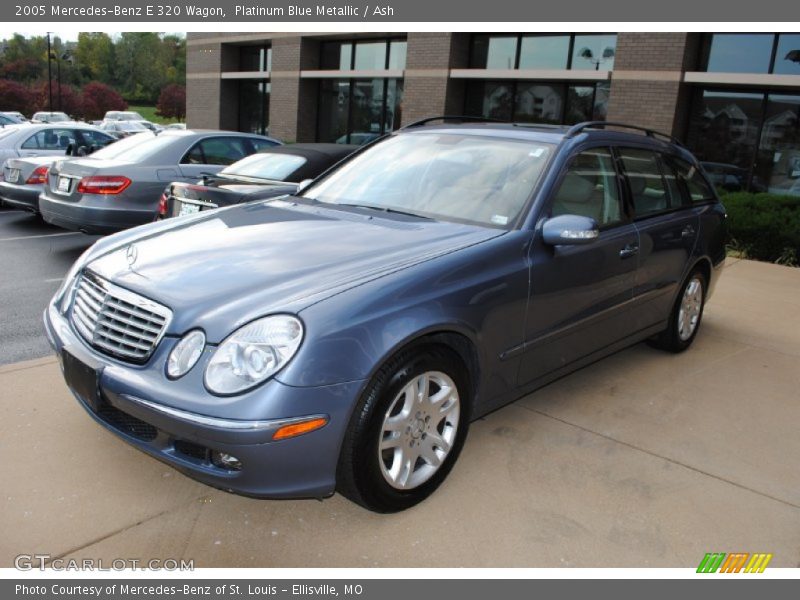 Platinum Blue Metallic / Ash 2005 Mercedes-Benz E 320 Wagon