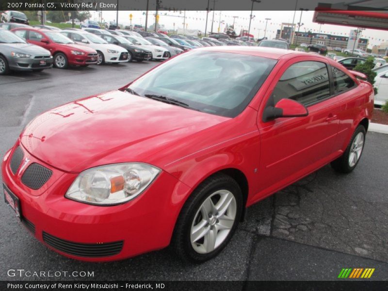 Victory Red / Ebony 2007 Pontiac G5