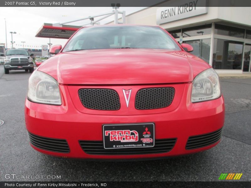 Victory Red / Ebony 2007 Pontiac G5