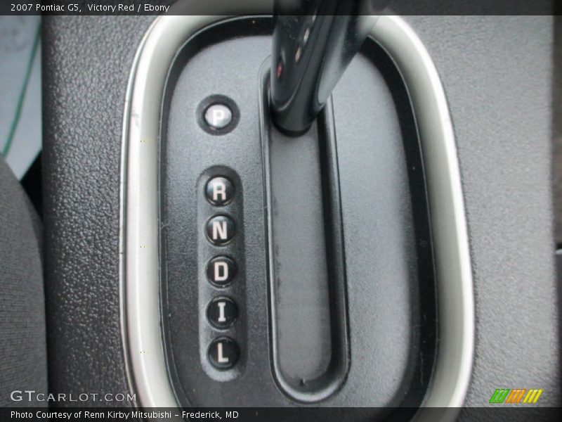 Victory Red / Ebony 2007 Pontiac G5