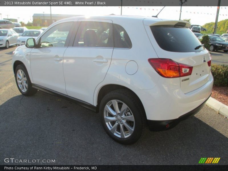 White Pearl / Black 2013 Mitsubishi Outlander Sport SE 4WD