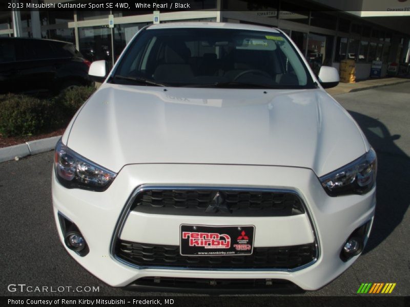 White Pearl / Black 2013 Mitsubishi Outlander Sport SE 4WD