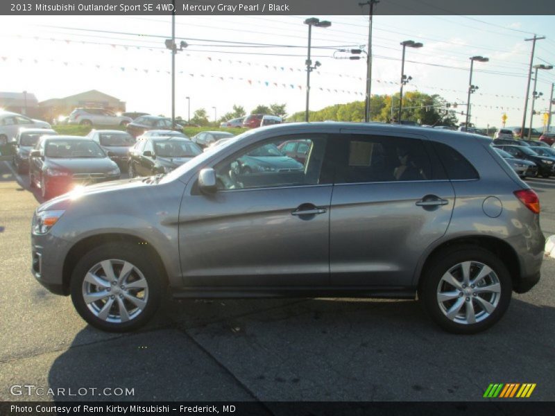 Mercury Gray Pearl / Black 2013 Mitsubishi Outlander Sport SE 4WD