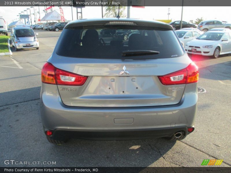 Mercury Gray Pearl / Black 2013 Mitsubishi Outlander Sport SE 4WD