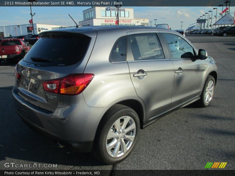 Mercury Gray Pearl / Black 2013 Mitsubishi Outlander Sport SE 4WD