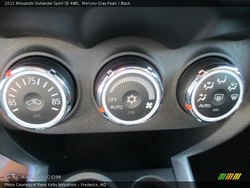 Controls of 2013 Outlander Sport SE 4WD