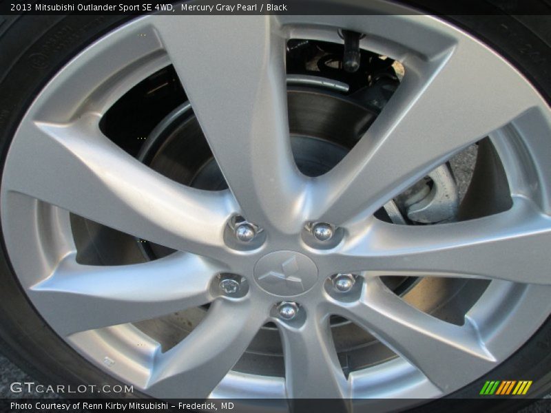 Mercury Gray Pearl / Black 2013 Mitsubishi Outlander Sport SE 4WD