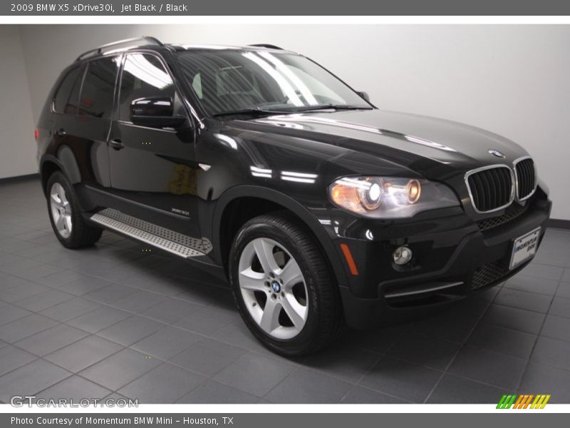 Jet Black / Black 2009 BMW X5 xDrive30i