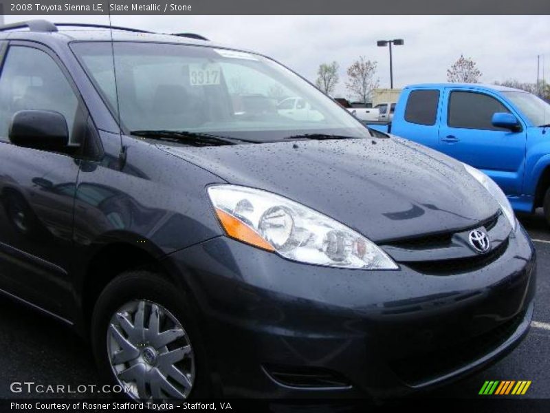Slate Metallic / Stone 2008 Toyota Sienna LE