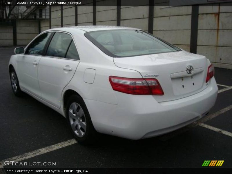 Super White / Bisque 2008 Toyota Camry LE