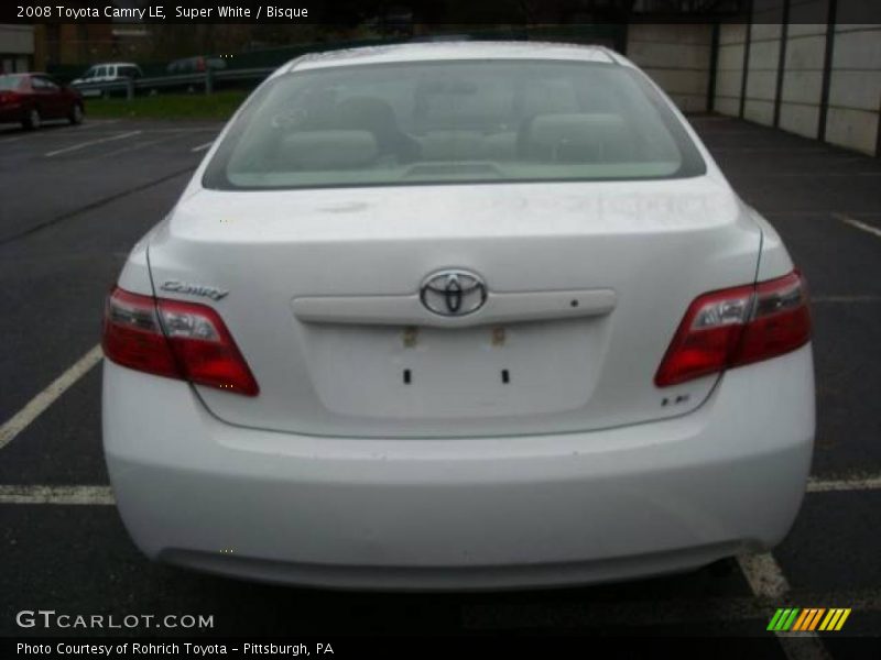 Super White / Bisque 2008 Toyota Camry LE