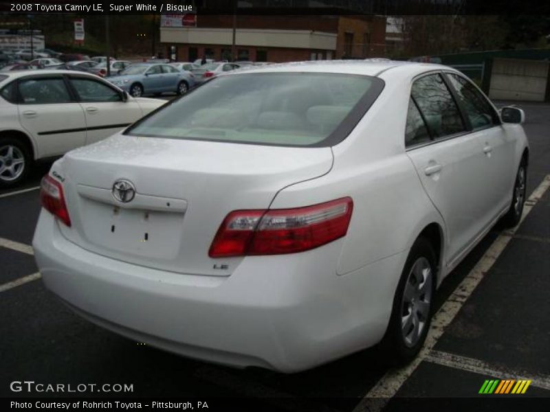 Super White / Bisque 2008 Toyota Camry LE