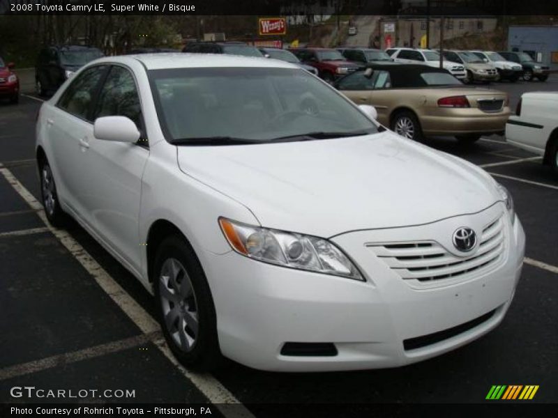 Super White / Bisque 2008 Toyota Camry LE