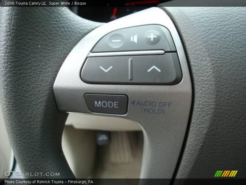 Super White / Bisque 2008 Toyota Camry LE