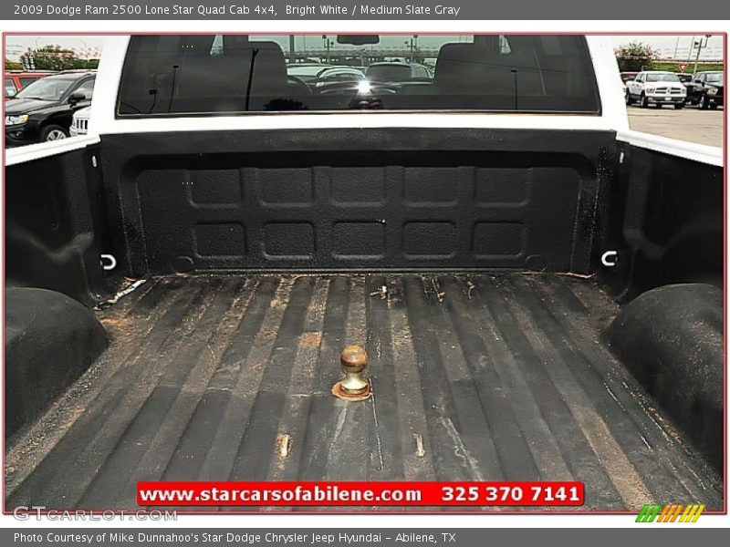 Bright White / Medium Slate Gray 2009 Dodge Ram 2500 Lone Star Quad Cab 4x4