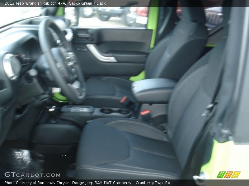 Gecko Green / Black 2013 Jeep Wrangler Rubicon 4x4