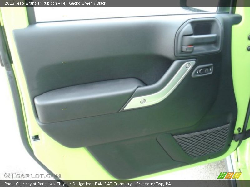 Gecko Green / Black 2013 Jeep Wrangler Rubicon 4x4