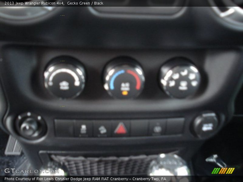Gecko Green / Black 2013 Jeep Wrangler Rubicon 4x4