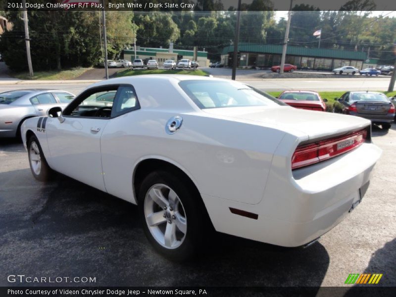Bright White / Dark Slate Gray 2011 Dodge Challenger R/T Plus