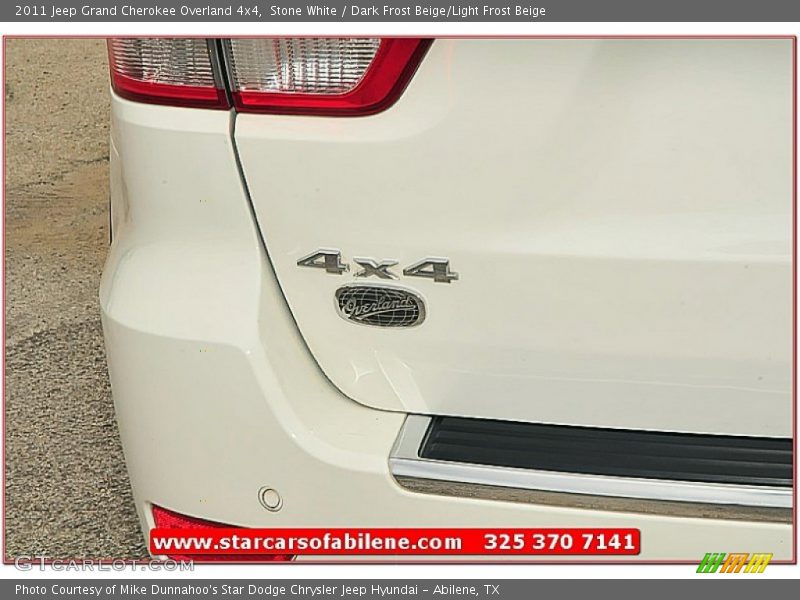 Stone White / Dark Frost Beige/Light Frost Beige 2011 Jeep Grand Cherokee Overland 4x4