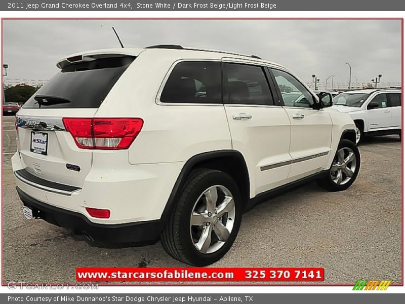 Stone White / Dark Frost Beige/Light Frost Beige 2011 Jeep Grand Cherokee Overland 4x4