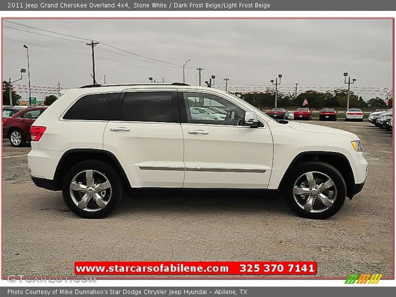 Stone White / Dark Frost Beige/Light Frost Beige 2011 Jeep Grand Cherokee Overland 4x4