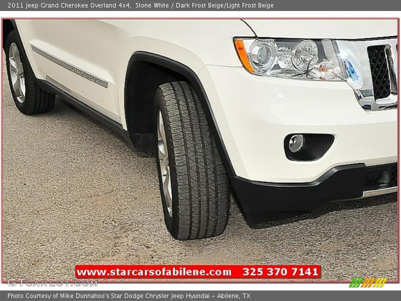 Stone White / Dark Frost Beige/Light Frost Beige 2011 Jeep Grand Cherokee Overland 4x4