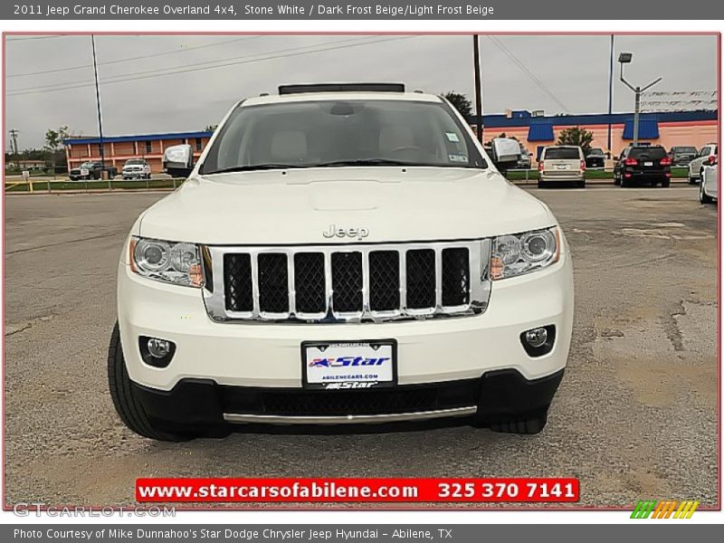 Stone White / Dark Frost Beige/Light Frost Beige 2011 Jeep Grand Cherokee Overland 4x4