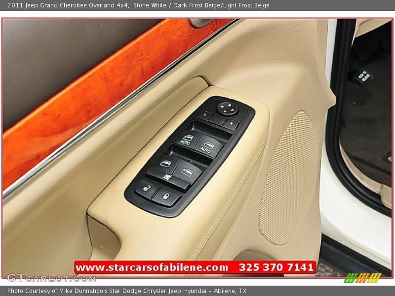 Stone White / Dark Frost Beige/Light Frost Beige 2011 Jeep Grand Cherokee Overland 4x4
