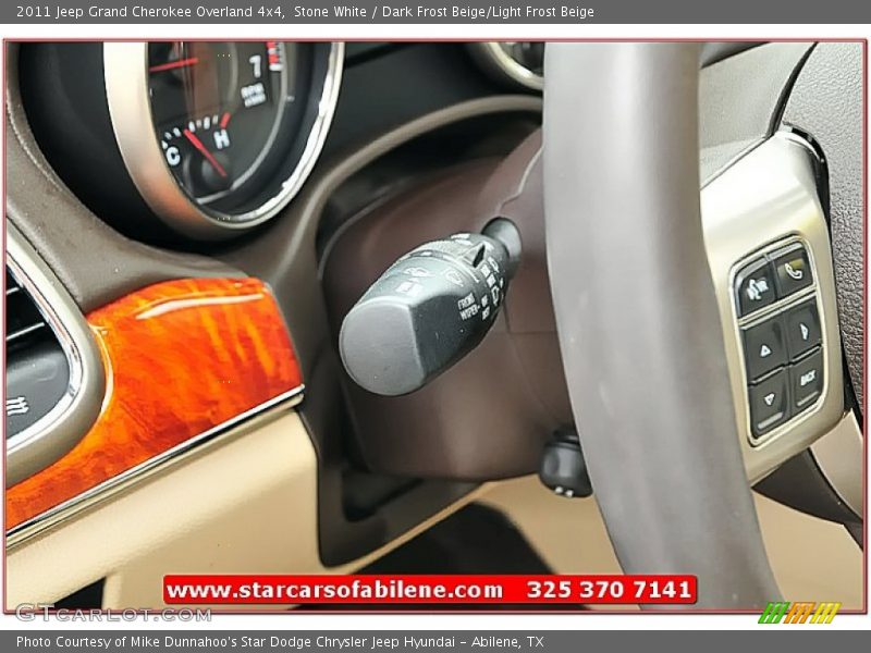 Stone White / Dark Frost Beige/Light Frost Beige 2011 Jeep Grand Cherokee Overland 4x4