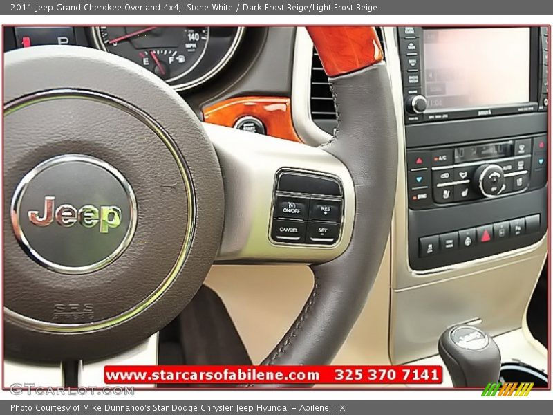 Stone White / Dark Frost Beige/Light Frost Beige 2011 Jeep Grand Cherokee Overland 4x4