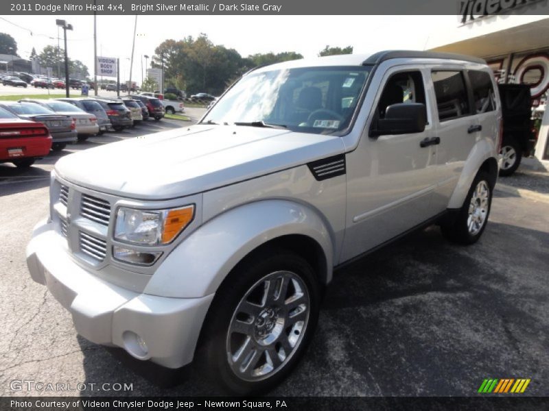 Bright Silver Metallic / Dark Slate Gray 2011 Dodge Nitro Heat 4x4