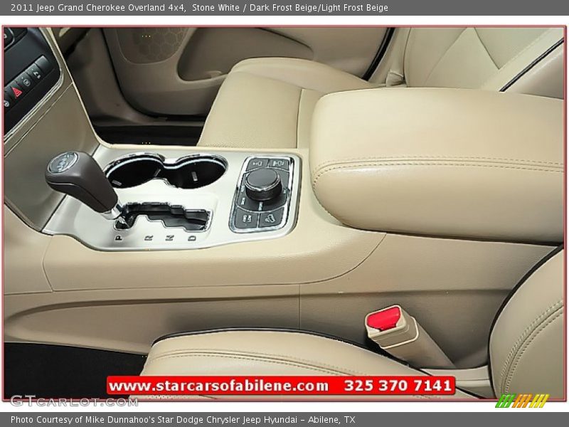 Stone White / Dark Frost Beige/Light Frost Beige 2011 Jeep Grand Cherokee Overland 4x4
