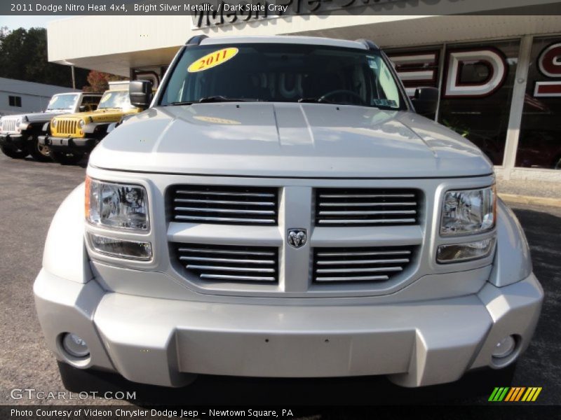 Bright Silver Metallic / Dark Slate Gray 2011 Dodge Nitro Heat 4x4