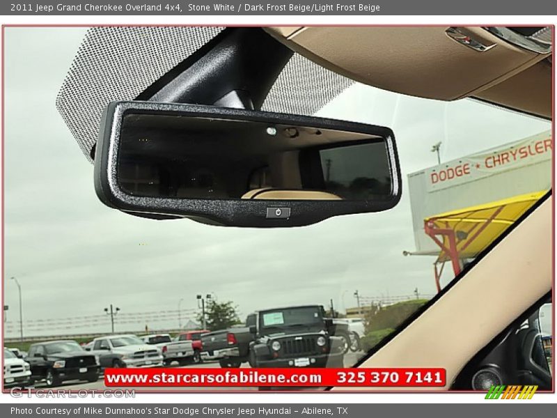 Stone White / Dark Frost Beige/Light Frost Beige 2011 Jeep Grand Cherokee Overland 4x4