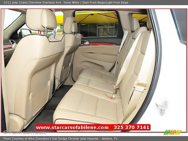 Stone White / Dark Frost Beige/Light Frost Beige 2011 Jeep Grand Cherokee Overland 4x4