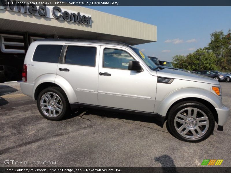 Bright Silver Metallic / Dark Slate Gray 2011 Dodge Nitro Heat 4x4