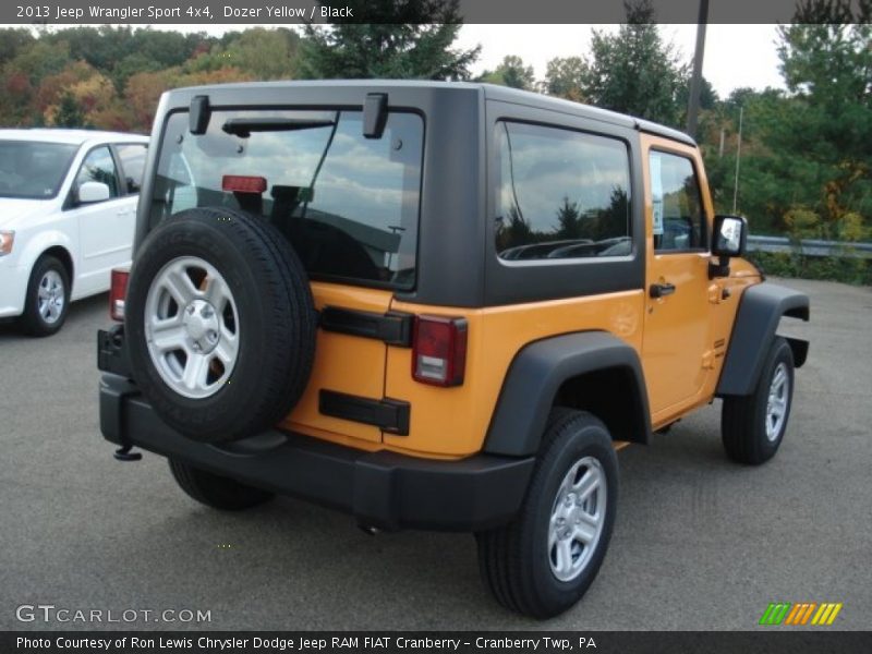 Dozer Yellow / Black 2013 Jeep Wrangler Sport 4x4