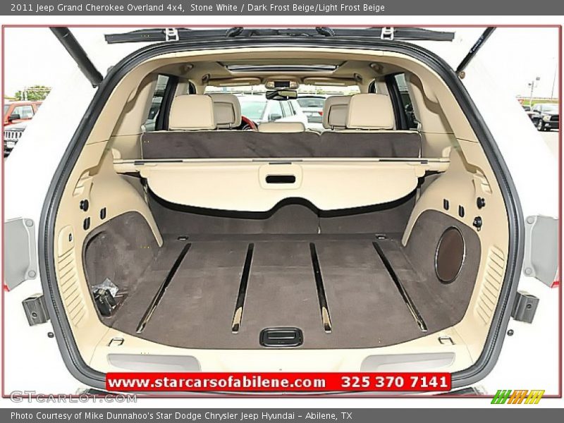 Stone White / Dark Frost Beige/Light Frost Beige 2011 Jeep Grand Cherokee Overland 4x4