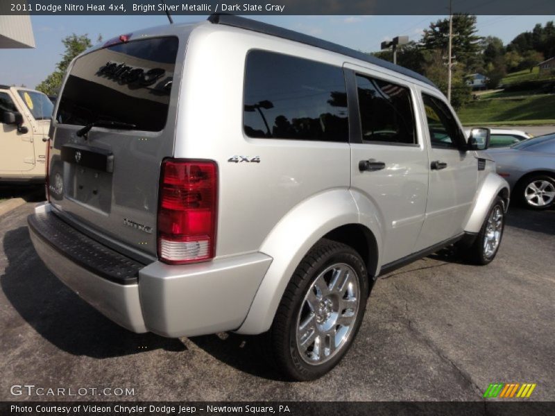 Bright Silver Metallic / Dark Slate Gray 2011 Dodge Nitro Heat 4x4