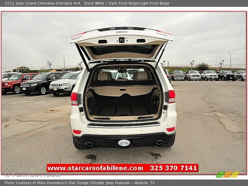 Stone White / Dark Frost Beige/Light Frost Beige 2011 Jeep Grand Cherokee Overland 4x4