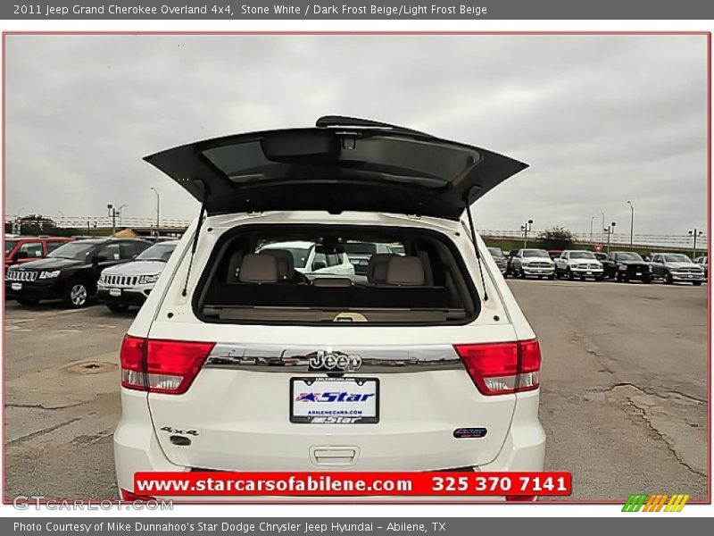 Stone White / Dark Frost Beige/Light Frost Beige 2011 Jeep Grand Cherokee Overland 4x4