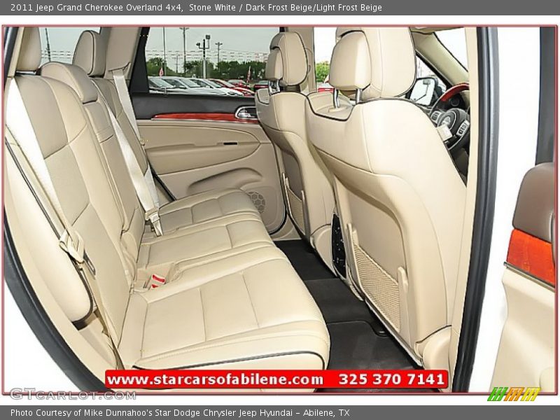 Stone White / Dark Frost Beige/Light Frost Beige 2011 Jeep Grand Cherokee Overland 4x4